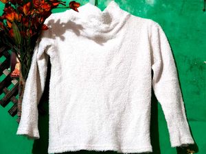 White Woolen Top