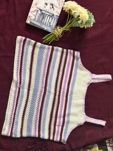 Striped Knit Tank Top