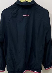 Adidas Vintage Black &amp; Pink Track Jacket
