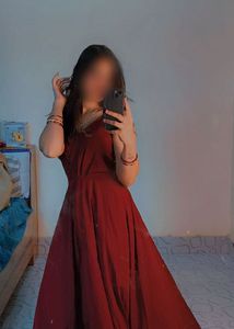 Elegant Maroon Maxi Dress