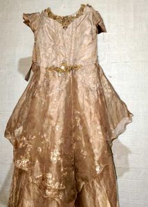 Elegant Gold Party Dress