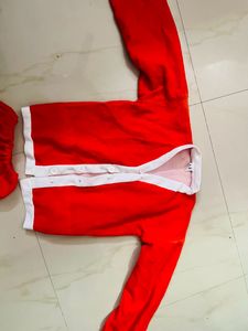 Girls Santa Dress Set