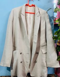 Long  Beige Blazer