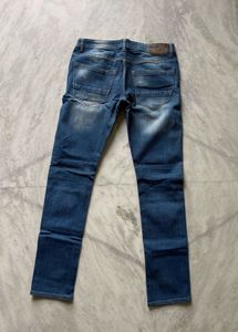 Peter England Blue Denim Jeans