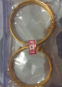 gold plated 2 picess kadha
