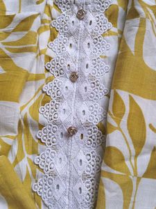Yellow Cotton Kurti