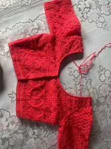 Fully Embroidered Net Designer Blouse