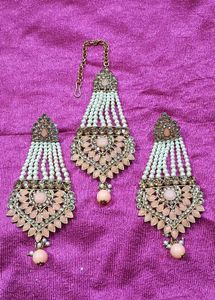 Maangtika with Earrings