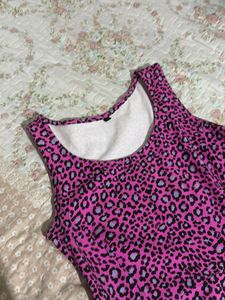 Pink Animal Print Dress