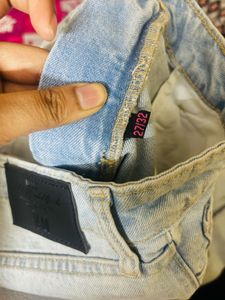 H&amp;M Light Blue Ultra Wide Jeans