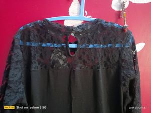 Elegant Black Lace Dress