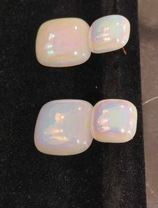 Iridescent Stud Earrings