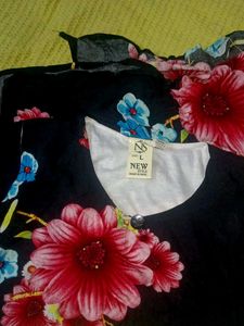 Floral Print Skirt