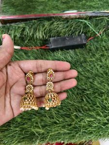 America diamond Jhumka Earrings