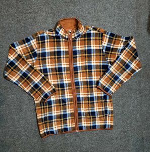 Plaid Fleece Jacket