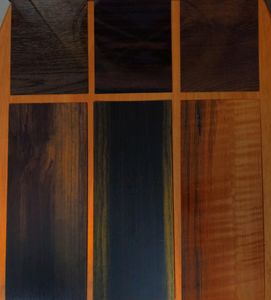Wooden board Wall Decor Item, Pack Of 3 brown Sets