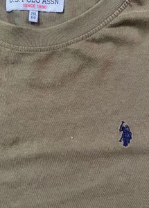 U.S. Polo Assn. Olive Tee