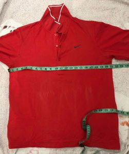 Nike Red Golf Polo TShirt