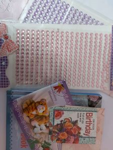 Art, Craft and Stationery stuffs (The slam book and autograph book are new with no writings on it)