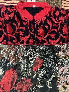 Floral Print Kurta