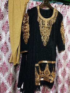 Stitched Churidar Set