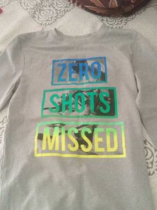 Cool Graphic Tee - Zero Shots Missed!