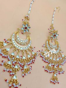 Royal Kundan Kaanchain Earrings