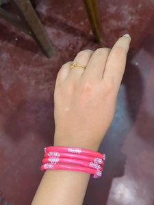 Pink Bangle Set