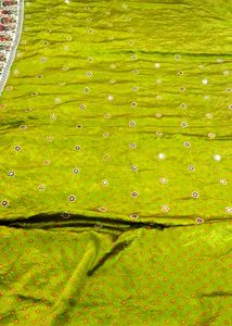 Gujarati work saree on badni print With Blouse