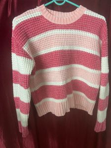 Striped Knit Sweater