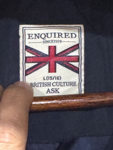 Enquired British Culture Down Feather Jacket