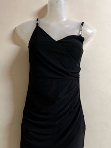Black Designer Party Wear One Piece🖤