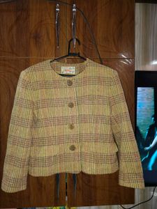 Vintage Plaid Blazer