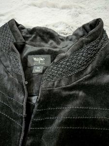 Elegant Black Velvet Jacket