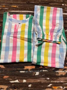 Striped Pajama Set/co-ord set