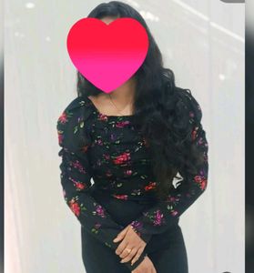 Tokyo Talkies Casual Fit Polyester Printed Black