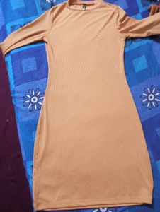 Bodycon Mustard Dress