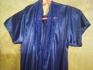 Vintage Navy Blue Nightgown