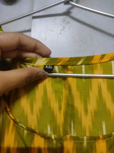Yellow green kurti
