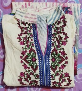Flora print kurta