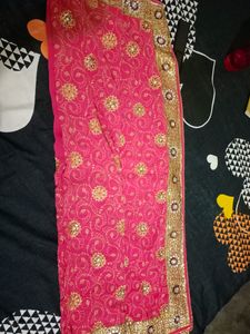 Beautiful Pink Saree