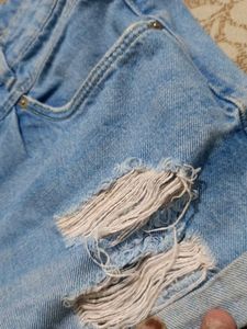 Ripped Shorts By Zara Vintage Collection