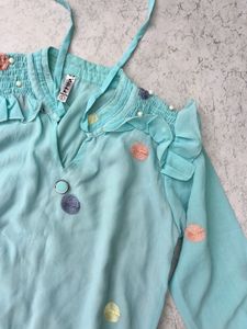 Sea Green Top