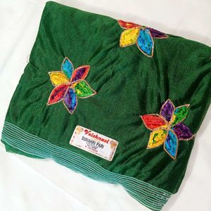 Stylish Saree 😍 Embroidery Work