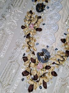 Elegant Embroidered Dupatta with kurta pajama set