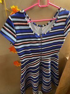 Striped Skater Dress