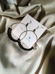 Beaded Hoop Earrings