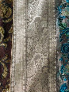 Pure Silk Banarasi With Brocade Border And Palla