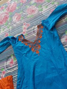 Organe Kurta Set With Salwar