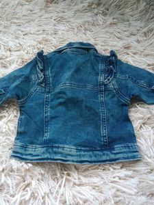 Cute Denim Ruffle Jacket